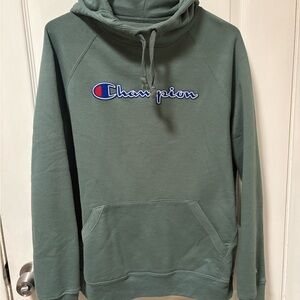 Champion Women's Green Hoodie
